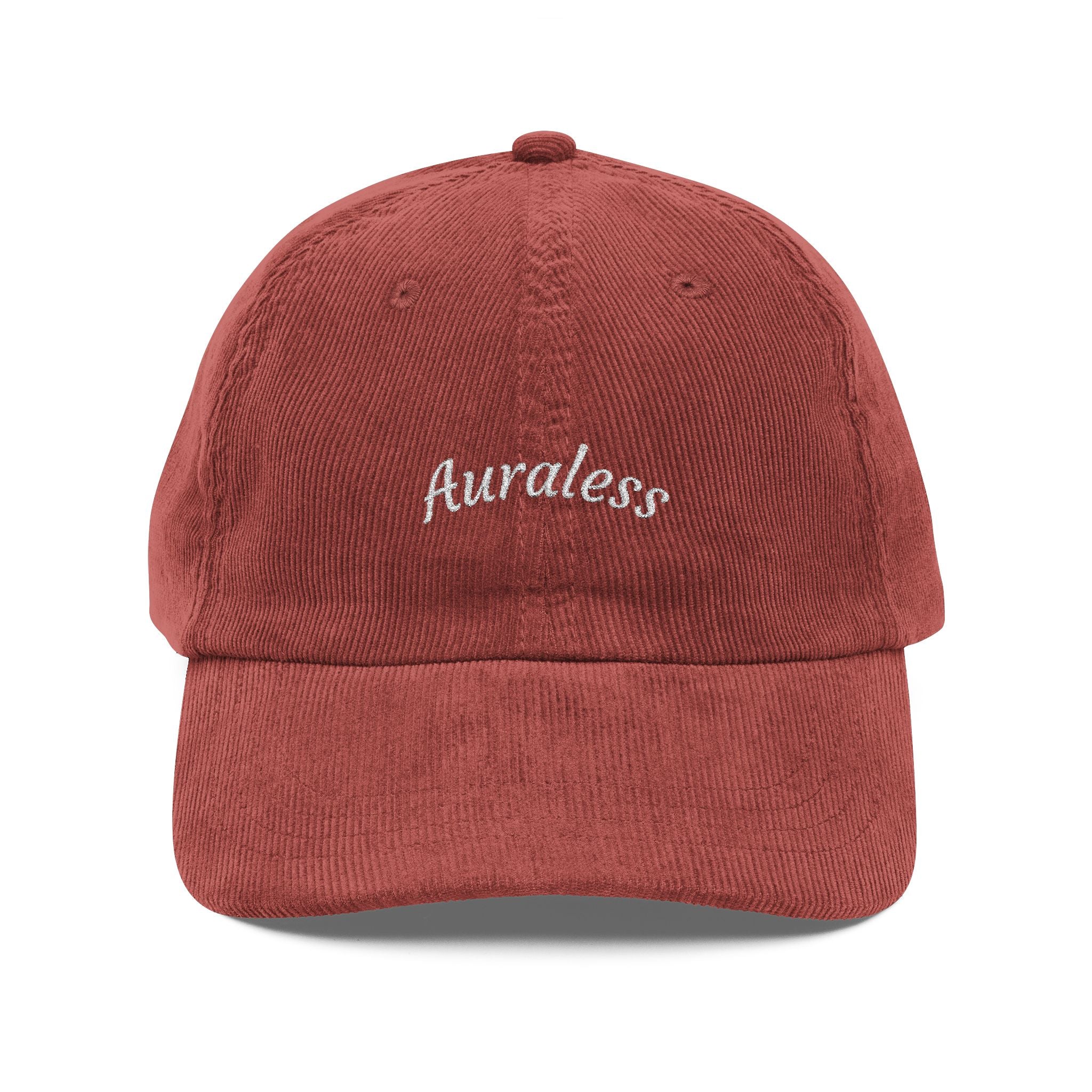 Vintage Corduroy 'Auraless' Cap (Embroidery)