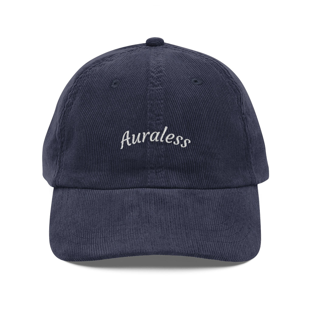 Vintage Corduroy 'Auraless' Cap (Embroidery)