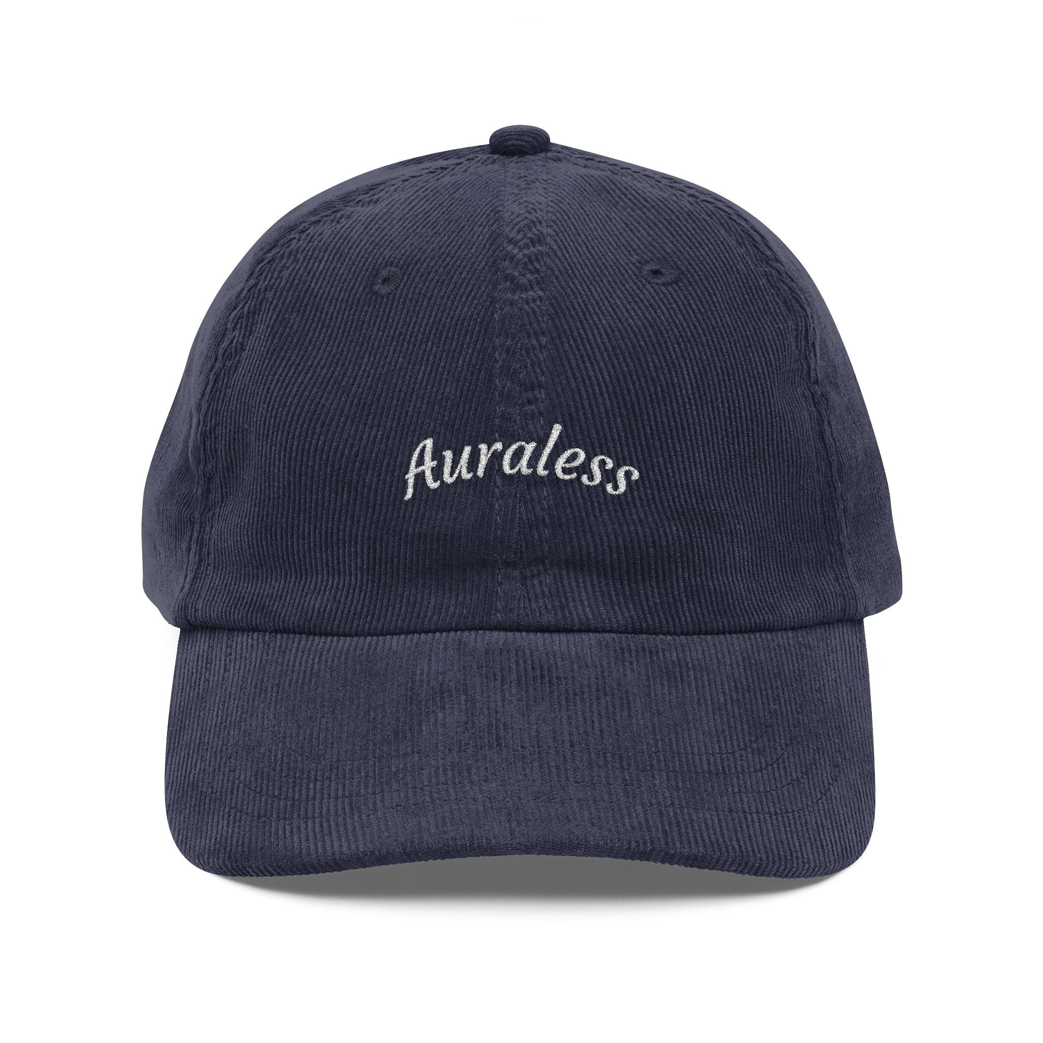 Vintage Corduroy 'Auraless' Cap (Embroidery)