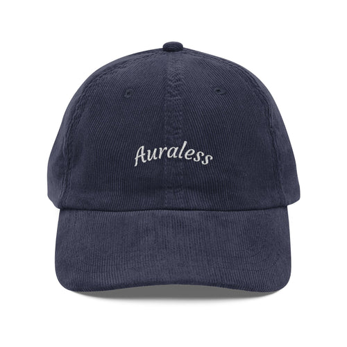Vintage Corduroy 'Auraless' Cap (Embroidery)